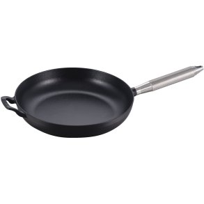 Staub Støbejernspande 28 cm, Sort/Krom