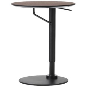 Audo Copenhagen Branch Sidebord H55 cm, Sort/Mørkbejdset Eg