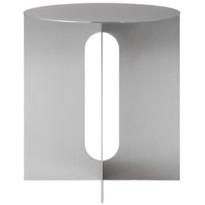 Audo Copenhagen Androgyne Sidebord H43 cm, Børstet Stål