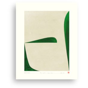 Hein Studio Art Print Collection 2035 Move no. 12 40x50 cm, Grøn