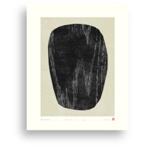 Hein Studio Art Print Collection 2049 Wood Study no. 02 40x50 cm, Sort