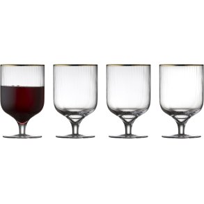 Lyngby Glas Palermo Vinglas Gold 4 stk. 30 cl