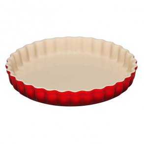Le Creuset Heritage Tærtefad 28 cm, Cerise