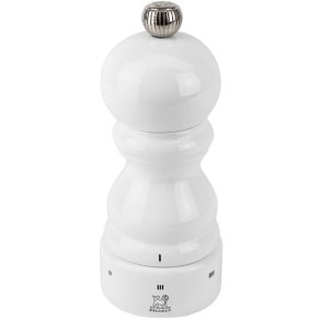 Peugeot Paris Uselect Saltkværn 12 cm, Hvid Lak