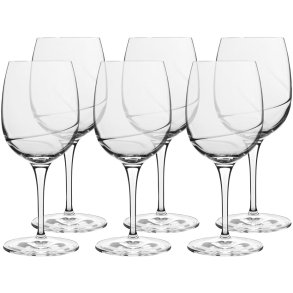 Luigi Bormioli Aero Rødvinsglas 6 stk. 36,5 cl