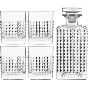 Luigi Bormioli Elixir Whiskysæt 5 Dele