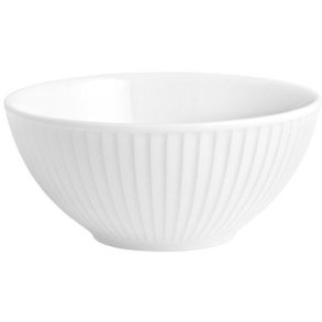 Pillivuyt Plissé Skål Ø14 cm 50 cl, Hvid