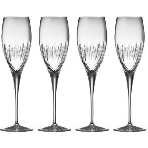 Luigi Bormioli Diamante Champagneglas 4 stk. 22 cl