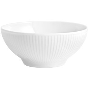 Pillivuyt Plissé Skål Ø18 cm, Hvid
