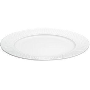 Pillivuyt Plissé Tallerken 22 cm, Hvid