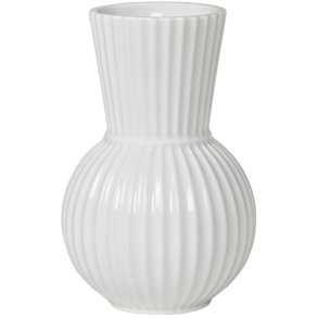 Lyngby Porcelæn Tura Vase H18 cm, Hvid