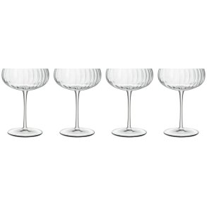 Luigi Bormioli Optica Champagneskål 4 stk. 30 cl
