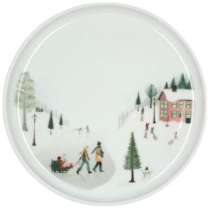 Pillivuyt Vinter Tallerken 15,5 cm, Hvid