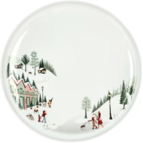 Pillivuyt Vinter Tallerken 26 cm, Hvid