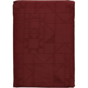 Södahl Star Damask Dug 140x220 cm, Rød