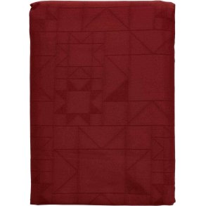 Södahl Star Damask Dug 140x320 cm, Rød