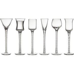 Lyngby Glas Rom-Snapseglas Klar 6 stk.