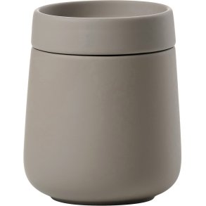 Zone Denmark Nova One Krukke m. Låg H8 cm, Taupe