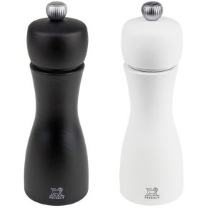 Peugeot Tahiti Salt- og Peberkværnsæt 15 cm, Hvid/sort