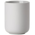 Tandbørstekrus 10,3 cm, Soft Grey