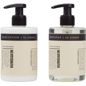 Humdakin Gaveæske m. Håndsæbe & Håndlotion 03 300 ml, Pæon & Tranebær