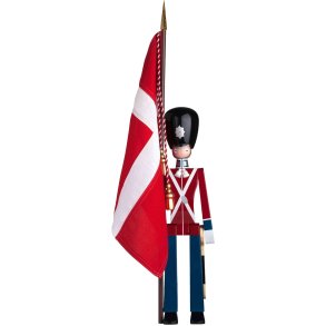 Kay Bojesen Fanebærer Stor 112 cm, Malet Bøgetræ