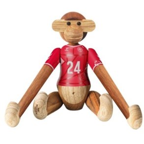 Kay Bojesen x DBU Dame Abe Mini 9,5 cm, Teak/Limbatræ