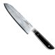 Santoku Kniv 17,5 cm, Sort