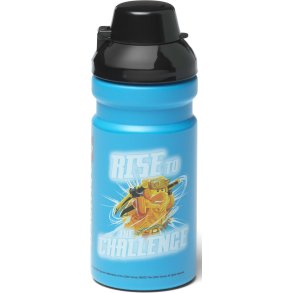 LEGO Vandflaske Ninjago 390 ml, Blå/Sort