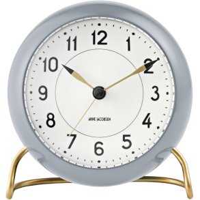 Arne Jacobsen Station Bordur Ø11 cm, Grå/Hvid