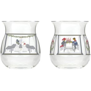 Holmegaard Christmas Fyrfadsstage 2024 2 stk. H7,5 cm