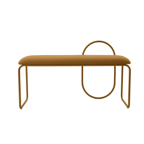 AYTM ANGUI Bænk 110 cm, Amber Bouclé