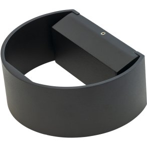 Dyberg Larsen Space Udendørs Væglampe LED 12 cm, Sort