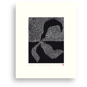 Hein Studio Art Print Collection 2025 Contrast no. 04 40x50cm, Sort/Hvid
