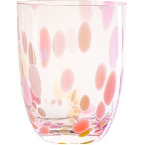 Anna von Lipa Big Confetti Tumbler Drikkeglas 25 cl, Rosa/Vanilla