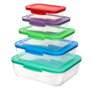 Sistema Nest It Meal Prep Opbevaringsbokse 5 stk, Multifarvet