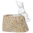 Julerejse H9,5 cm, Hvid