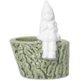 Julepause H10 cm, Hvid
