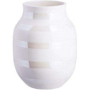 Kähler Omaggio Vase H20 cm, Perlemor