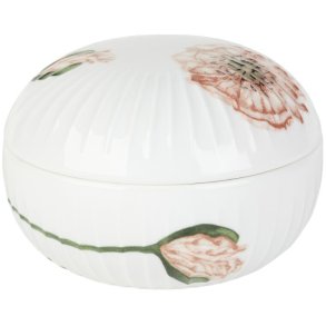 Kähler Hammershøi Poppy Bonbonniere Ø12 cm, Hvid