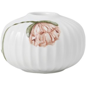 Kähler Hammershøi Poppy Lysestage H7 cm, Hvid