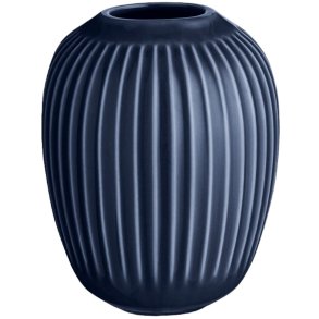 Kähler Hammershøi Vase H10,5 cm, Indigo