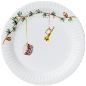 Kähler Hammershøi Christmas Tallerken 19 cm, Hvid