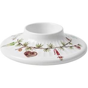 Kähler Hammershøi Christmas Bloklysestage H4 cm, Hvid