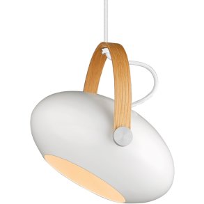 Halo Design D.C Pendel Ø26 cm, Hvid/Eg