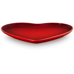 Le Creuset Heart Serveringsfad 32 cm, Cerise