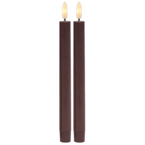 Sirius Sille Genopladelig Krone LED 2 stk. 25 cm, Bordeaux