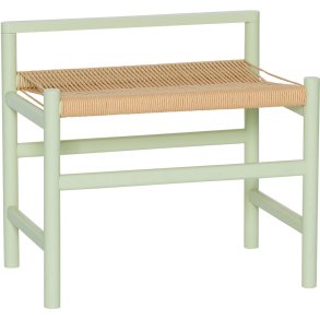 Hübsch Heritage Bænk 60 cm, Lysegrøn