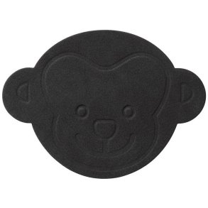LIND DNA Monkey Recycled Læder Glasbrik 12 cm, Nupo Sort