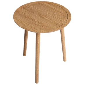 Ro Collection Dodona Sofabord Ø46 cm, Olieret Eg